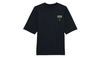 The Dudes Cool Ink Premium Oversized T-Shirt Black
