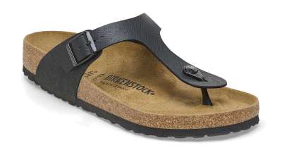 Birkenstock Gizeh BS Saffiano Black Narrow Fit