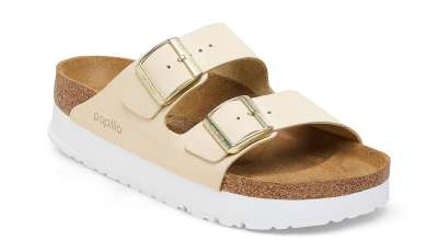 Birkenstock Arizona PAP Flex Platform Nubuck Leather Narrow Fit