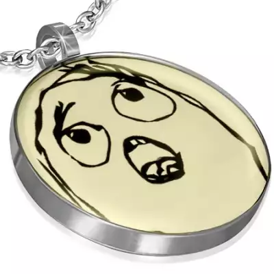 Acél medál - TIMOROUS MEME arc