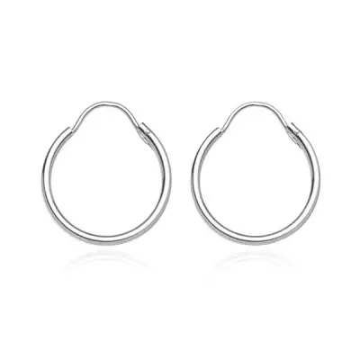 Karika 925-ös ezüstből - sima, fényes felület, 20 mm