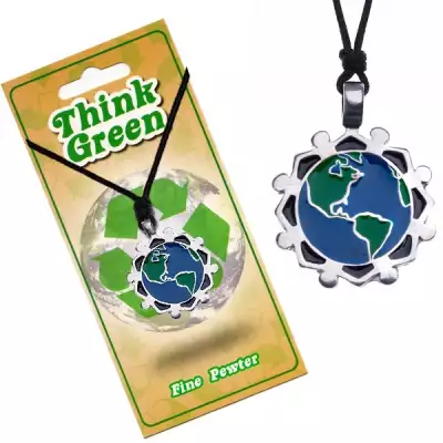 Nyaklánc ÖKO medállal - a Föld, emberek egy körben