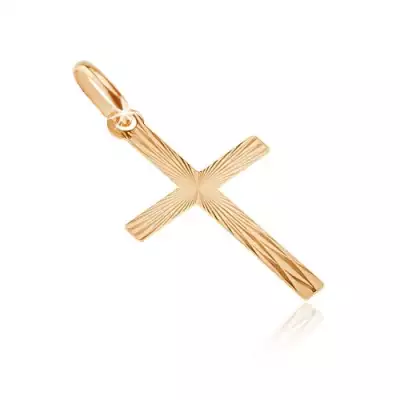 Arany medál - latin kereszt tükörfényű táblákkal