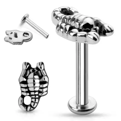 Labret sebészeti acélból - skorpió