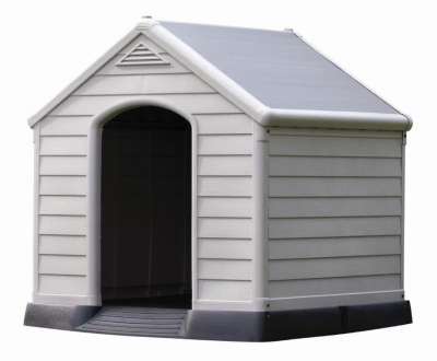 Curver  Kutyaház Dog House szürke 95 x 99 x 99 cm