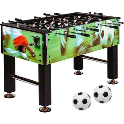 GamesPlanet® Csocsóasztal LEEDS 140 x 73 cm foci mintás