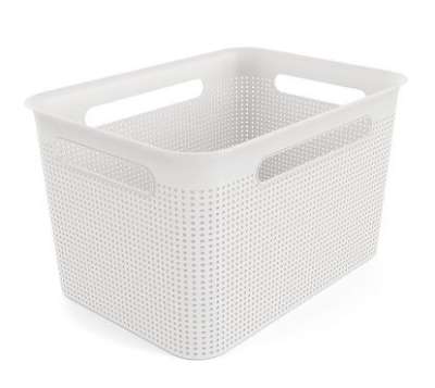 ROTHO Tárolódoboz BRISEN 16 L műanyag fehér