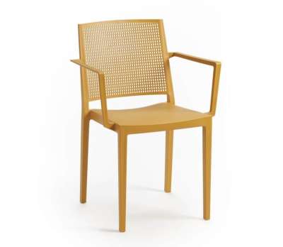 ROJAPLAST Szék GRID ARMCHAIR 81 x 57 x 56 cm mustársárga