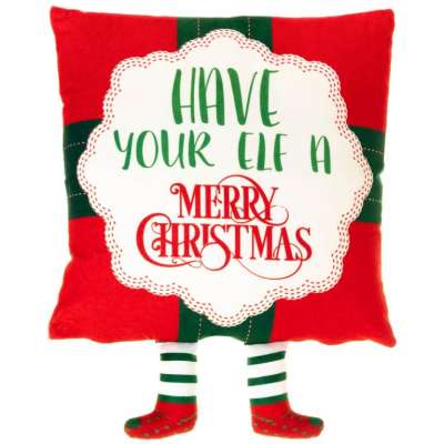 MAXXIVIA Dekorációs párna Boldog karácsonyt 40 x 40 cm