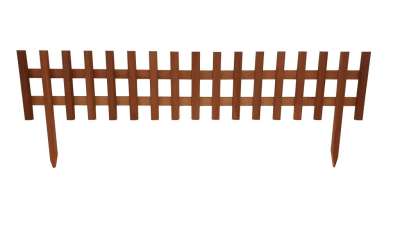 Fa kerítés virágágyásokhoz fenyő/luc 100 x 20/35 x 4 cm