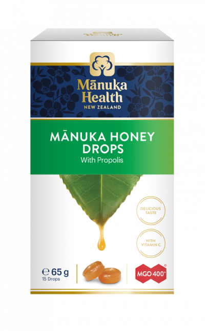 Manuka Health Propolosz ízű cukorkák Manuka mézzel MGO™ 400+ Csomagolás: 65 g