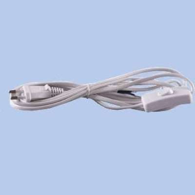 Szerelt vezeték kapcsolóval Fehér