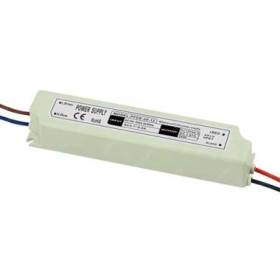 LED trafó 12V IP67 20W/1,6A fémházas, vizálló 2 év garancia