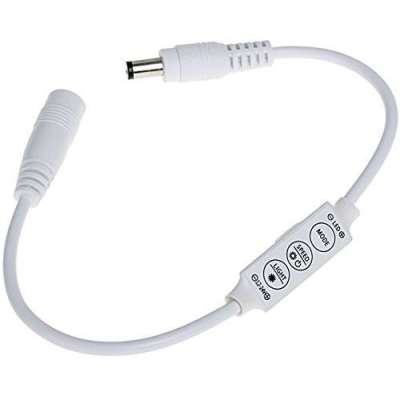 LED vezérlő fényerőszabályzó mini 72W 3 gombos/egyszinű szalaghoz/ 2 év garancia