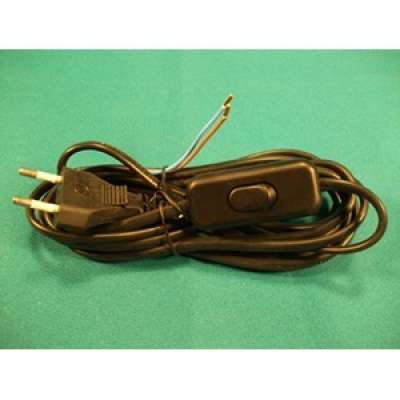 Szerelt vezeték kapcsolóval Barna