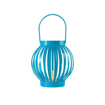 LED-es kék lámpás elemes fém