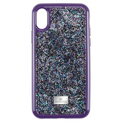 Swarovski Glam Rock okostelefon tok ütéselnyelővel, iPhone® X/XS, lila