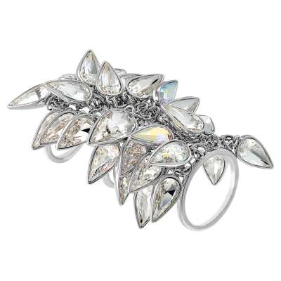 Swarovski Polar Bestiary koktélgyűrű, többszínű, ródium bevonattal