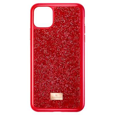Swarovski Glam Rock okostelefon tok, iPhone® 11 Pro Max, piros