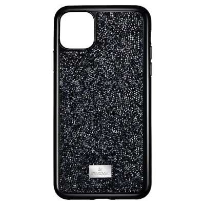 Swarovski Glam Rock okostelefon tok, iPhone® 11 Pro Max, fekete