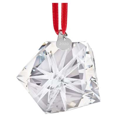Swarovski Daniel Libeskind Annual Eternal Star Frosted Hanging Ornament, White