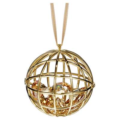 Swarovski Icons of Entertainment Hanging Ornament, Gold tone