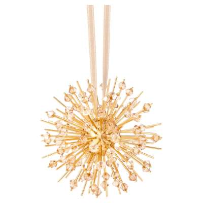 Swarovski Icons of Light Hanging Ornament, Gold tone
