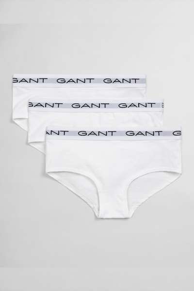 ALSÓNEMŰ GANT SHORTY 3-PACK WHITE