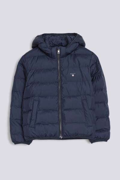 DZSEKI GANT D2. LT WEIGHT PUFFER JACKET EVENING BLUE