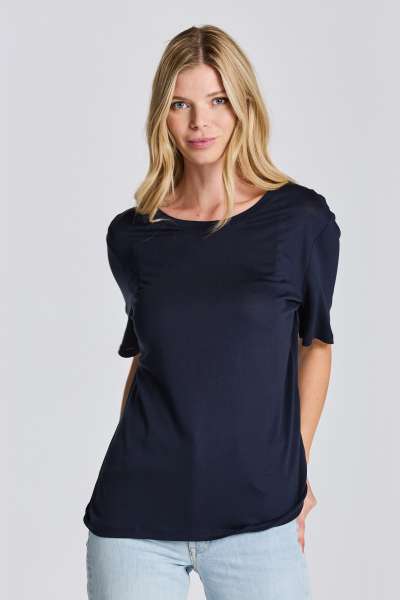 PÓLÓ GANT DRAPE  T-HIRT EVENING BLUE