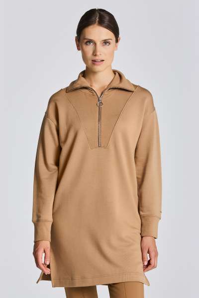 RUHA GANT D1. HALF ZIP WEAT DRE WARM KHAKI