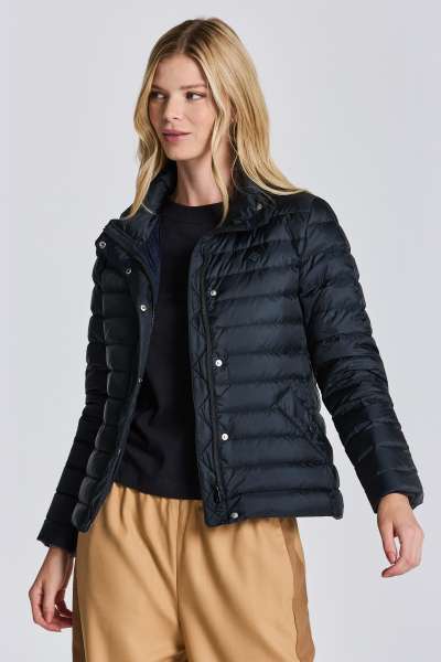 DZEKI GANT LIGHT DOWN JACKET BLACK