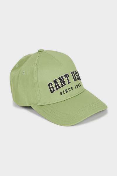 SAPKA GANT D2. GANT USA CAP EUCALYPTUS GREEN