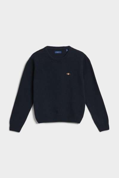 PULÓVER GANT D1. CREW KNIT EVENING BLUE