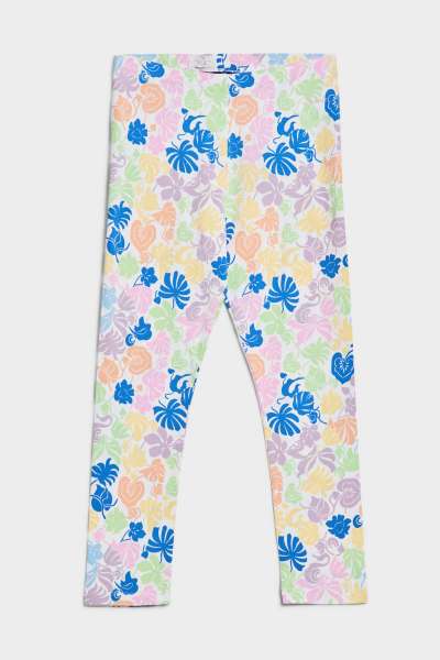 LEGGINS GANT TROPICAL JERSEY PRINT LEGGINGS WHITE