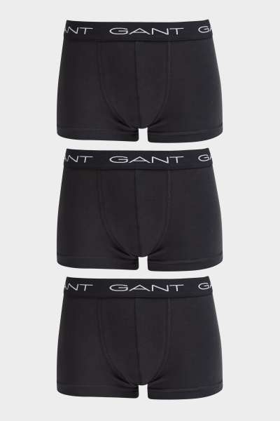 ALSÓNEMŰ GANT TRUNK 3-PACK BLACK