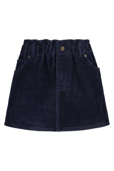 SZOKNYA GANT MINI CORD SKIRT EVENING BLUE