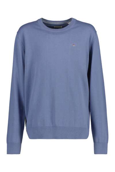 PULÓVER GANT SHIELD CLASSIC COTTON C-NECK MUSCARI BLUE