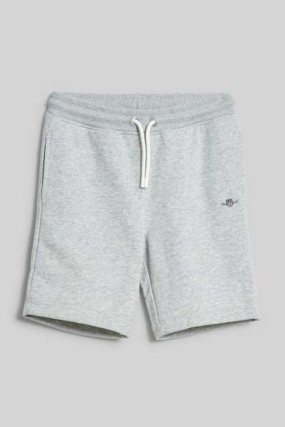 TRÉNINGRUHA RÖVIDNADRÁG GANT SHIELD SWEATSHORTS LIGHT GREY MELANGE