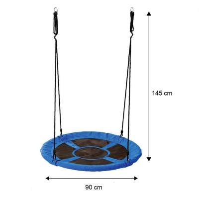 Fészekhinta-90 cm-es-kék-sátor nélkül