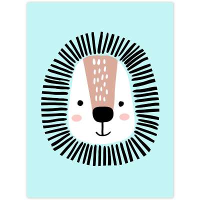 Dekor tábla - Oroszlán