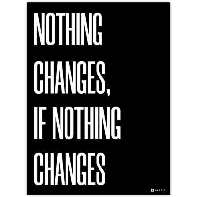 Motivációs képek - NOTHING CHANGES