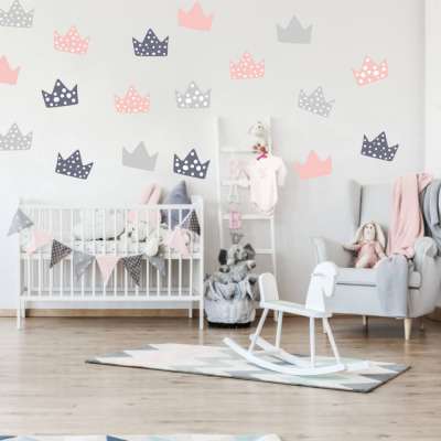 Festősablon - Festősablon - Pöttyös koronák