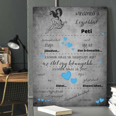 Ajándék anyának - 40x30cm méretű meglepetés anyának.