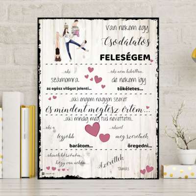 Ajándék nőknek - Egyedi dekor táblák nőknek