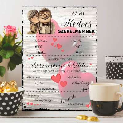 Ajándék nőnek - szerelmes kép. 24 órán belül elküldjük