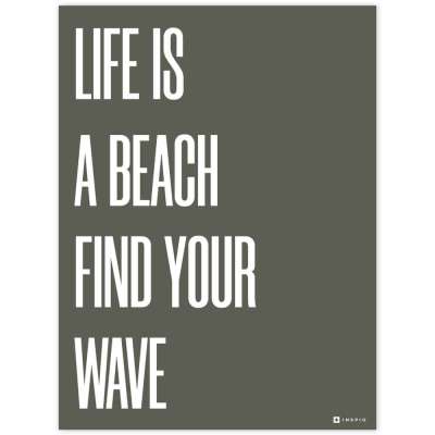 Faldekoráció motivációs szöveggel