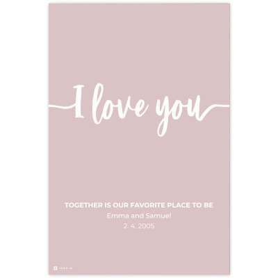 Stílusos I LOVE YOU falikép