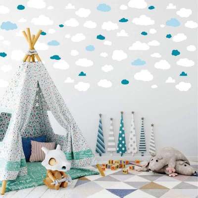 Falfestés minták - Felhők