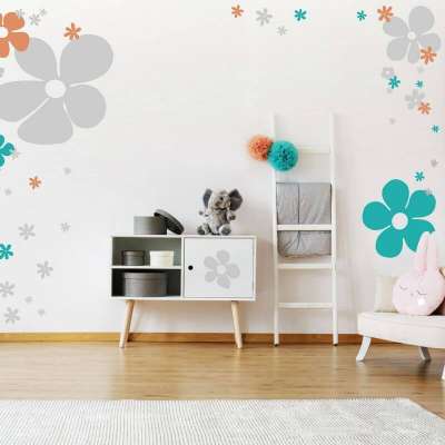 Falfestés minta -  Virág